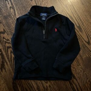 Toddler Cotton Interlock Quarter-Zip Pullover Sweatshirt